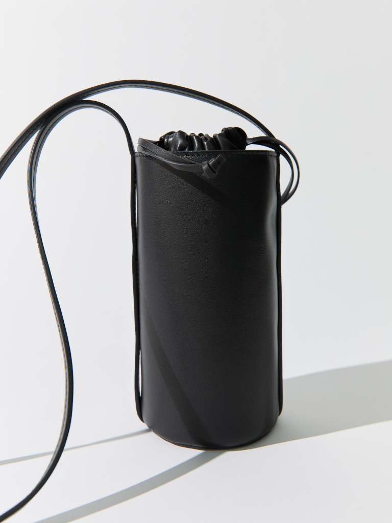Cylinder Sling Bag - Black