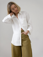 Load image into Gallery viewer, Luc Shirt - White Linen