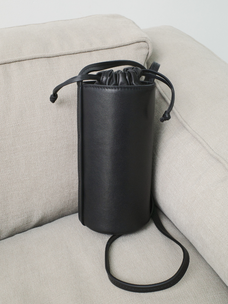 Cylinder Sling Bag - Black