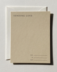 Sending Love Notecard Set - Sand