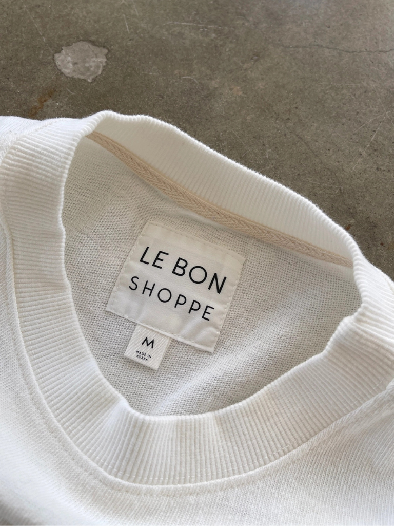 Sunday Tee - White Cotton