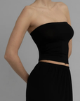 Recline Strapless - Black