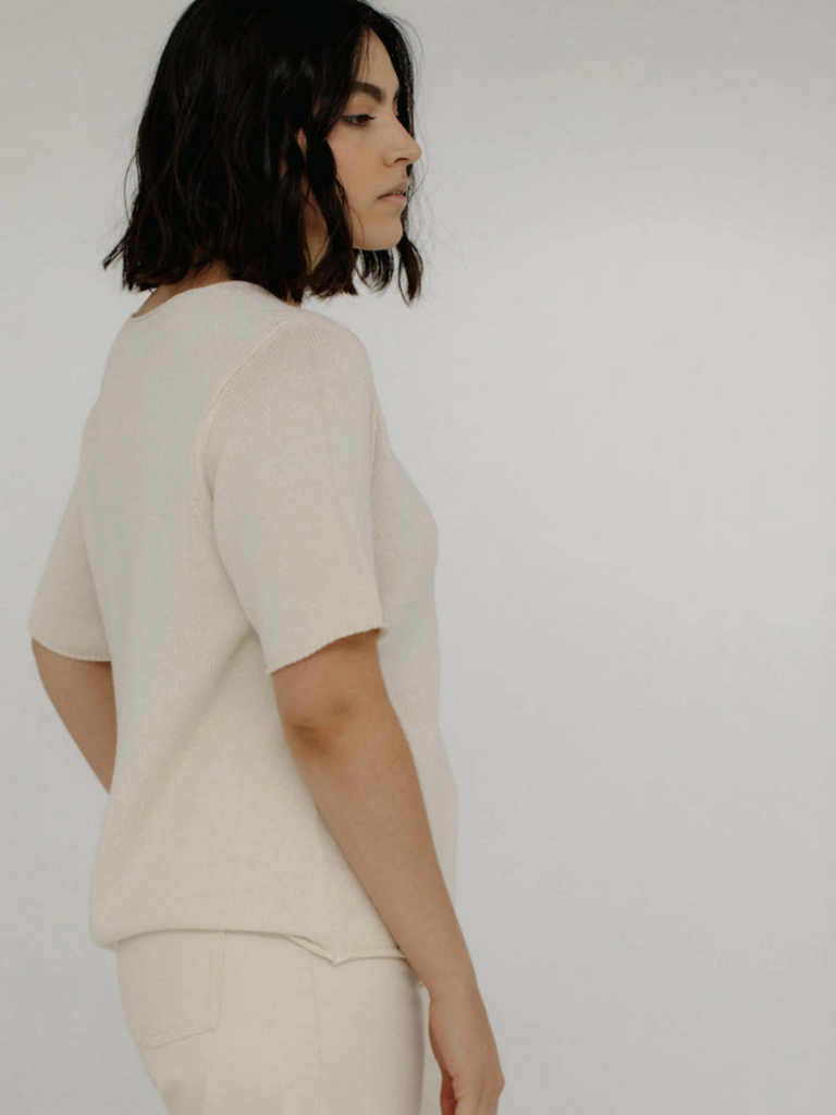 Vista Top - Ivory Cotton
