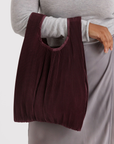 Pleated Baggu - Mahogany