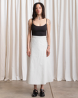 Wrap Midi Skirt - Ecru