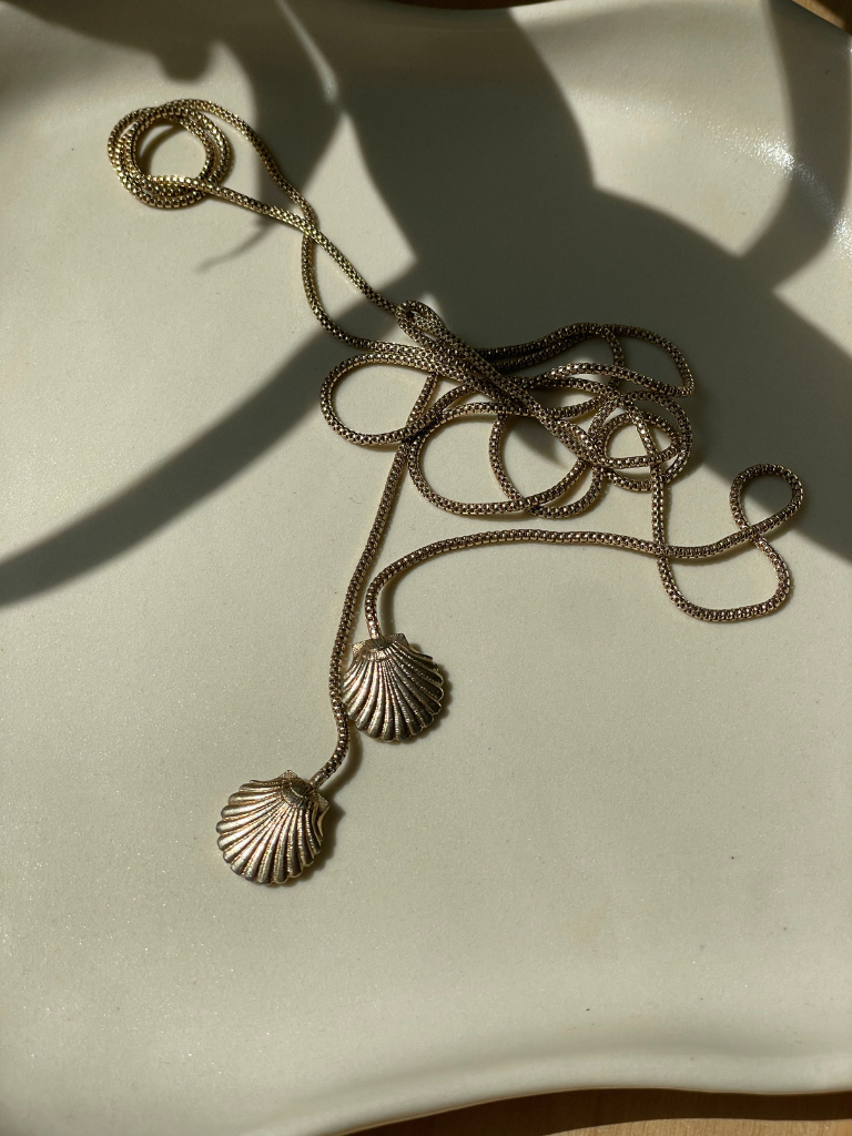 Vintage Gold Bolo Shell Chain #9