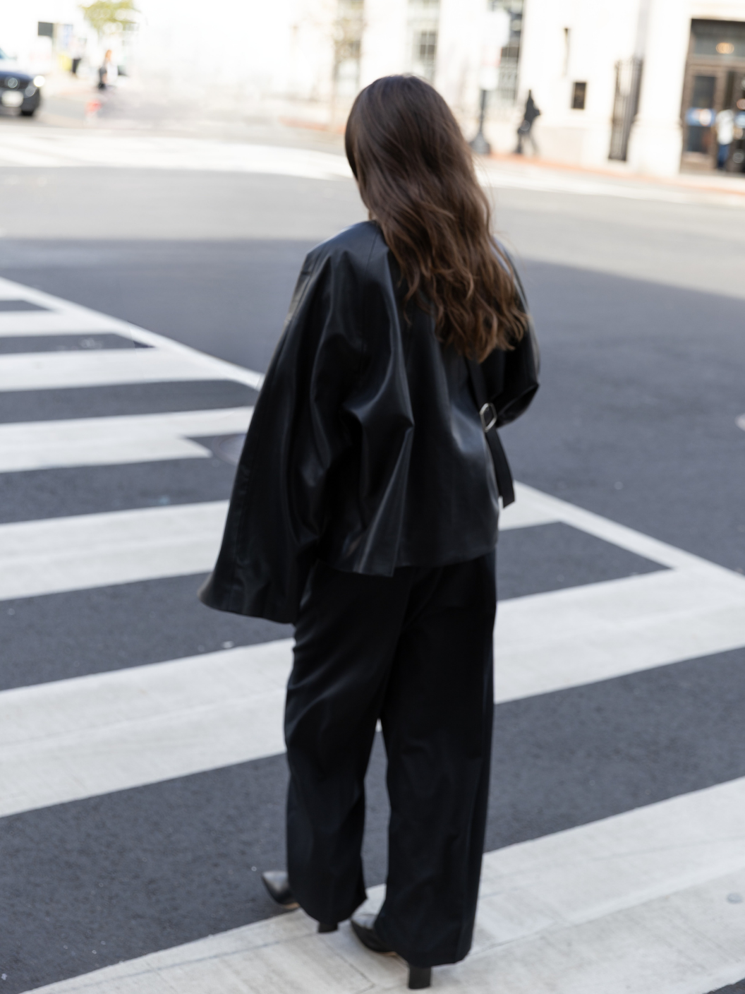 Pleated Relaxed Pants - Anthracite