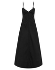Structured Cotton Dress - Black