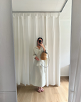 Button Down Oversized Shirt - Ecru