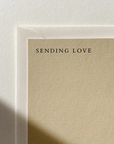 Sending Love Notecard Set - Sand