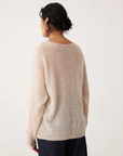 Feather Knit - Creme (Mohair, Wool blend)
