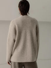 Load image into Gallery viewer, Alpaca Harvest Cardigan - Sea Salt