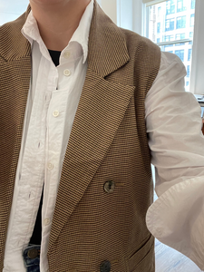 Asche Waistcoat - Houndstooth