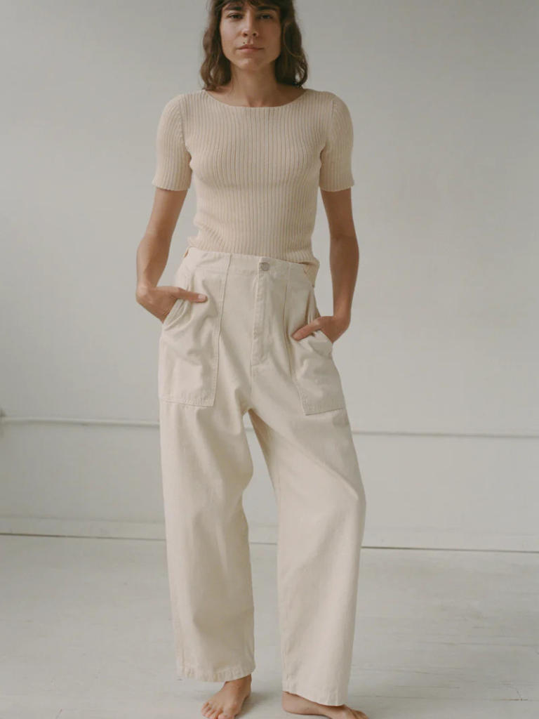 Shaina Mote Easy Pant in Khaki Curated at Jake and Jones