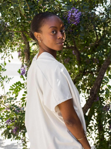 Everyday Dress in Silk Noil - Natural