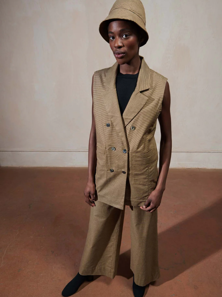 Houndstooth 2025 waistcoat mens