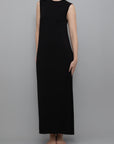 Sleeveless Dress - Black Jersey