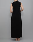 Sleeveless Dress - Black Jersey