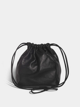 Load image into Gallery viewer, Square Gathered Bucket - Black