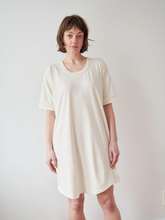 Load image into Gallery viewer, Scoop Tee Dress - Natural