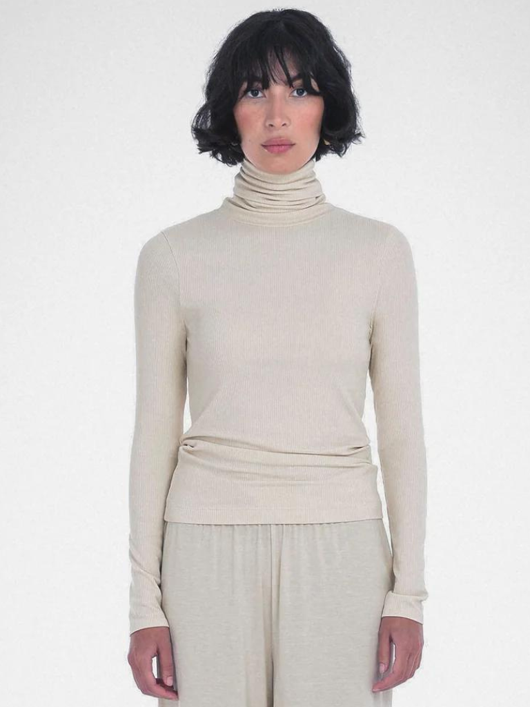 Cynthia Turtleneck - Oatmeal