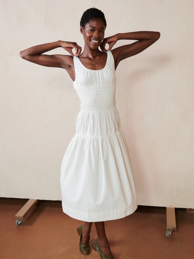 Sigrid Dress- Bone