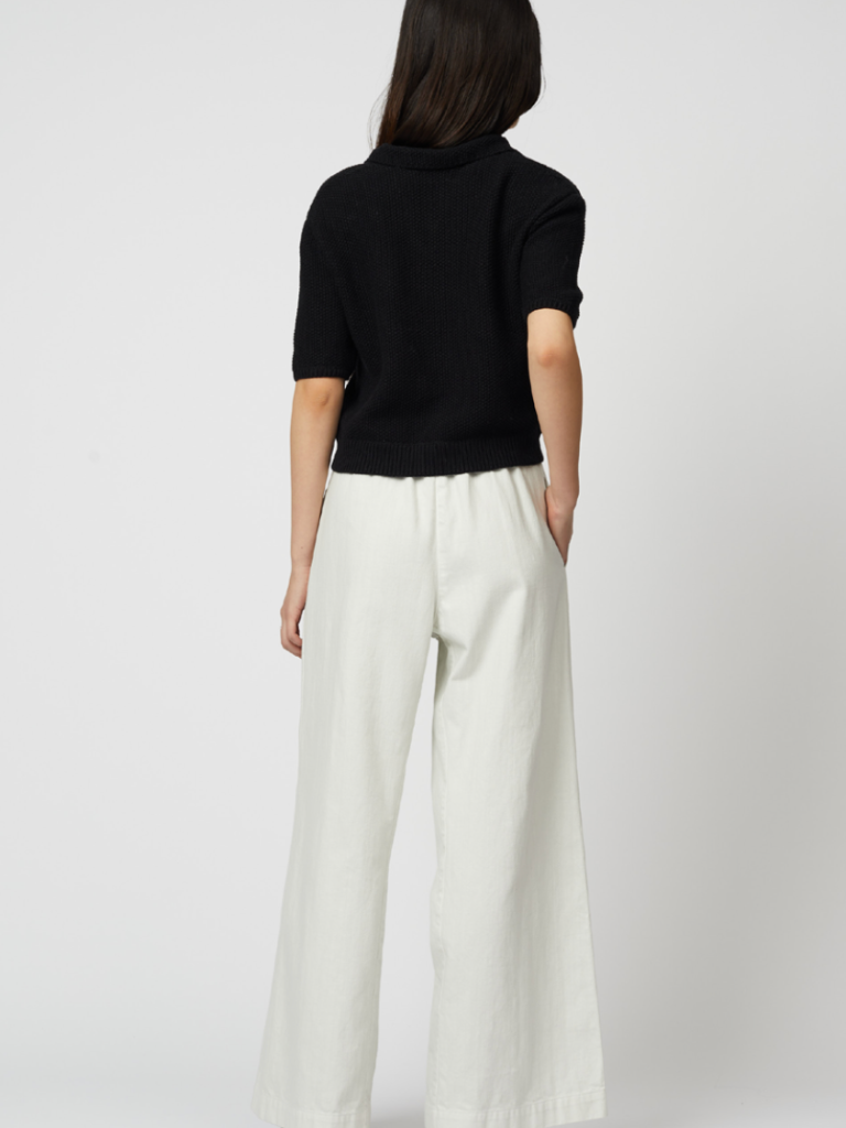 Polo Top - Black
