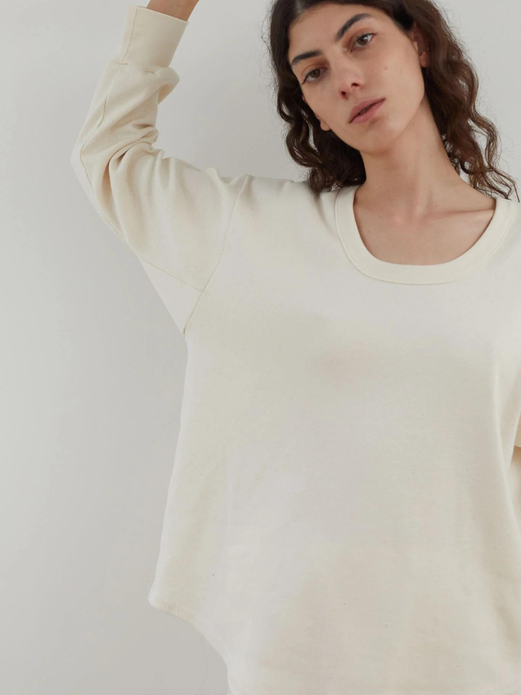 Scoop Neck Thermal - Natural