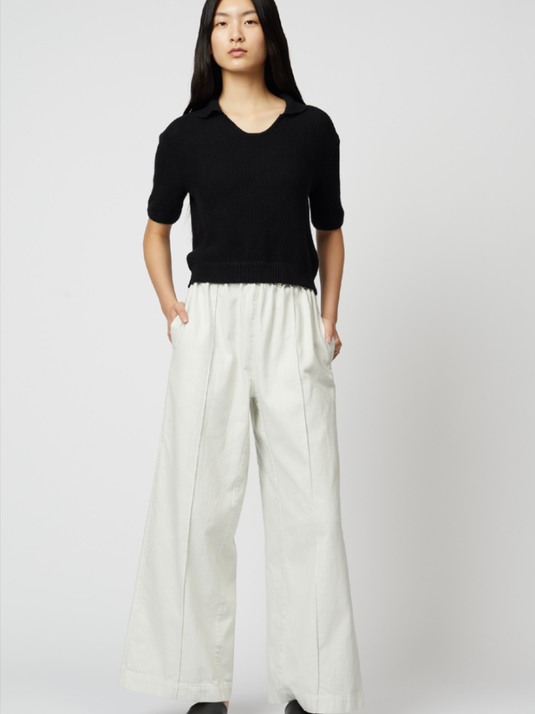 Polo Top - Black