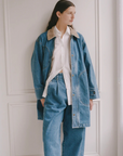 Town and Country Coat - Medium Blue