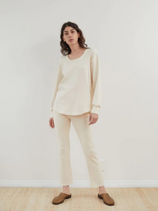 Scoop Neck Thermal - Natural
