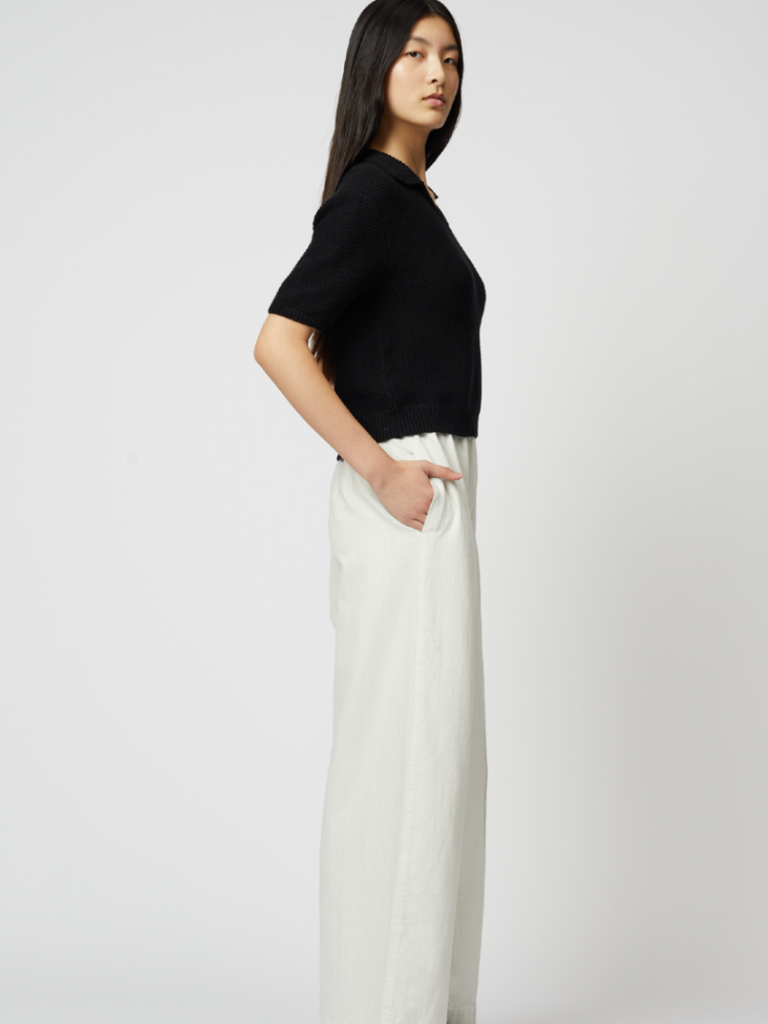 Polo Top - Black