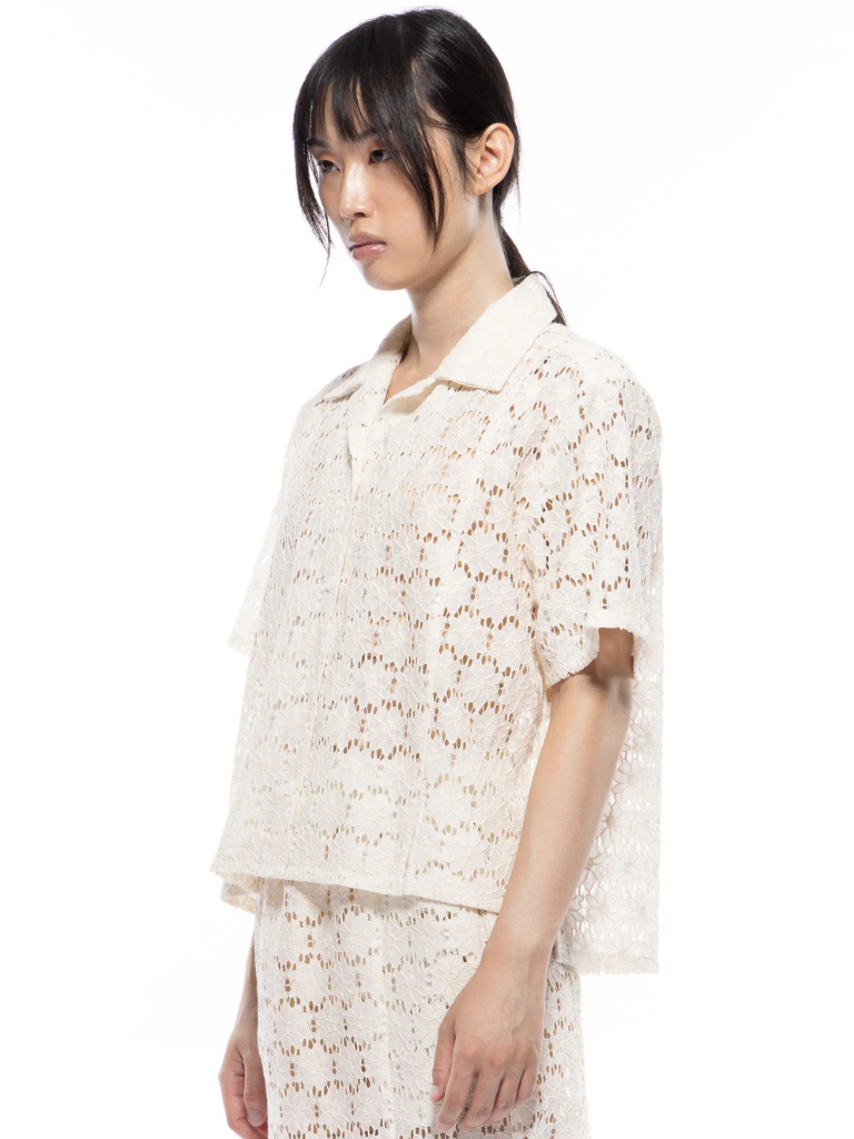 Tuscon Shirt - Ivory Lace