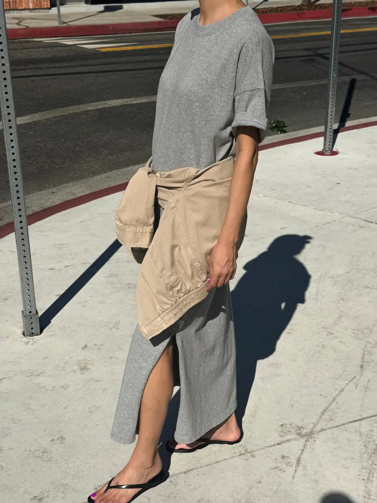 Her Dress - Heather Grey Cotton