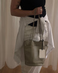 Dual Pocket Bucket - Stone