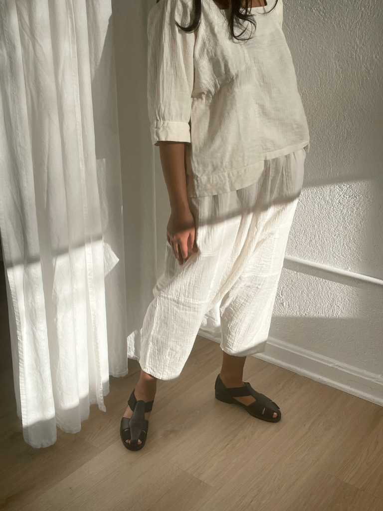 Block Top - Crinkled Cotton - Kinari