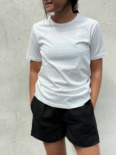 Crew Neck T-Shirt - Ivory