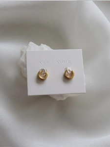 Adia Gold Hoops - Triple Band