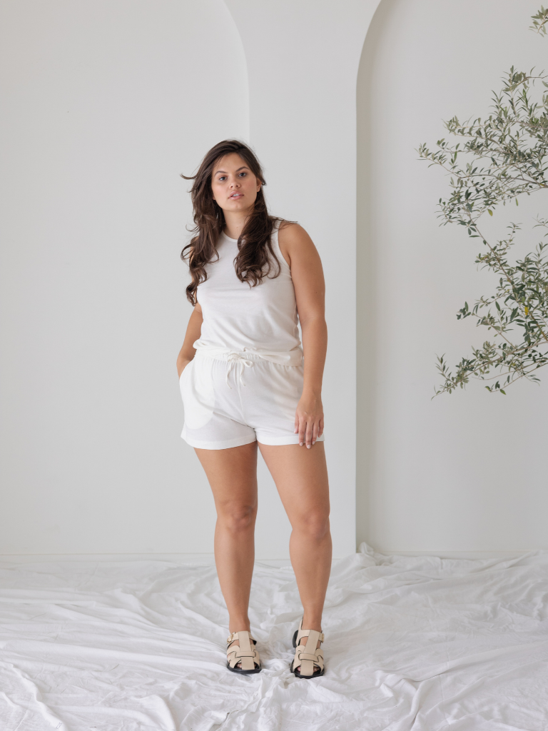 Racerback Tank - Ivory