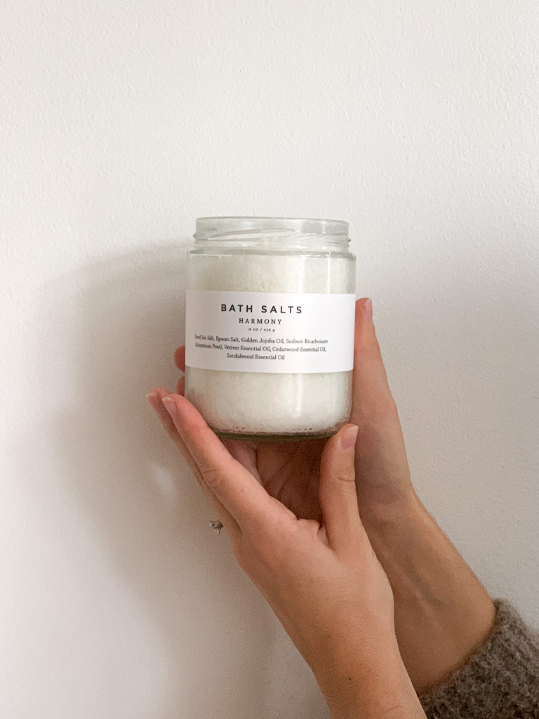 Harmony Bath Salts (vetiver, cedarwood, sandalwood)