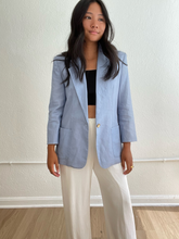 Load image into Gallery viewer, Vintage - Sky Linen Blazer