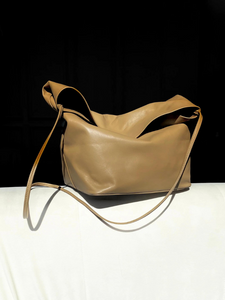 Single Strap Tall Crossbody - Camel