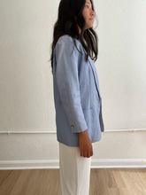 Load image into Gallery viewer, Vintage - Sky Linen Blazer