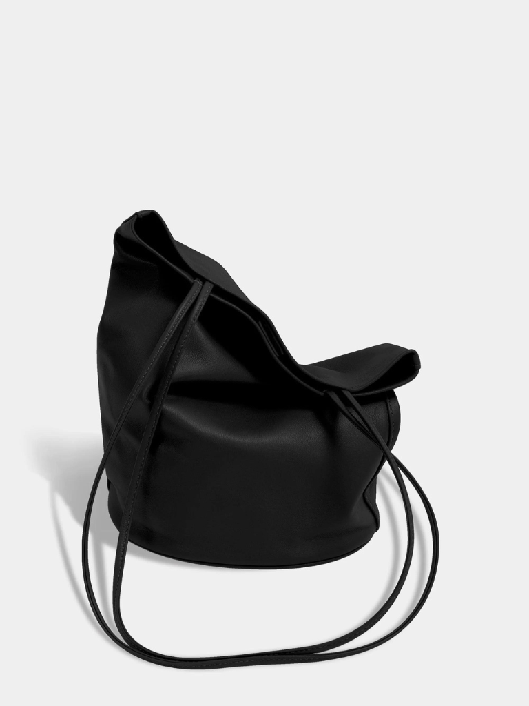 Drape Oval Bucket - Black