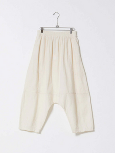 Kiko Pant - Crinkled Cotton - Kinari (Cream)