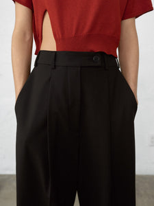 Tailoring Masculine Pants - Black