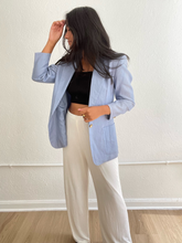 Load image into Gallery viewer, Vintage - Sky Linen Blazer