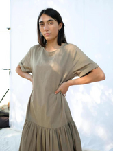 Load image into Gallery viewer, Tee Dress - Faded Olive