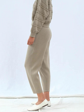 Load image into Gallery viewer, Knit Trouser - Faded Olive