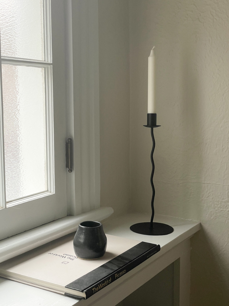 Squiggle Candle Holder Phosphene Studio Fredericksburg